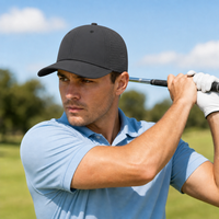 Breezy Lightweight Ventilated Nylon Cap with PVC Closure thumbnail 21 dark grey moodboard