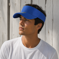 Pro Series Breathable Adjustable Sports Visor thumbnail 56 royal blue moodboard