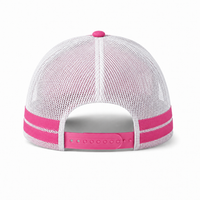 Flex Stripe A Frame High Profile Trucker Cap thumbnail 37 pink back