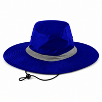 Hi Vis Reflector Safety Hat thumbnail 51 royal blue front
