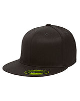 Flexfit 210 premium fitted flat peak cap thumbnail 1