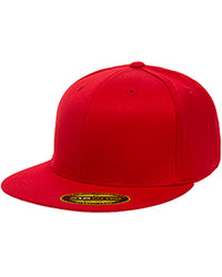 Flexfit 210 Premium Fitted Flat Peak Cap – Structured 6-Panel Hat thumbnail 7 flexfit 210 premium fitted flat peak cap - madhats.com.au