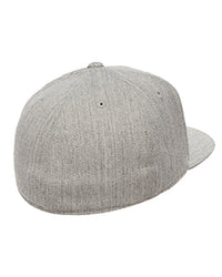 Flexfit 210 Premium Fitted Flat Peak Cap – Structured 6-Panel Hat thumbnail 6 flexfit 210 premium fitted flat peak cap - madhats.com.au
