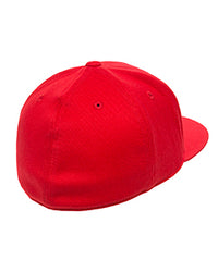 Flexfit 210 Premium Fitted Flat Peak Cap – Structured 6-Panel Hat thumbnail 8 flexfit 210 premium fitted flat peak cap - madhats.com.au