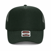 Ottocap 39165 High Crown Foam trucker with rope thumbnail 33 dark green front