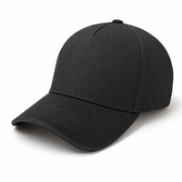 A Frame Sandwich Flex Cap with Premium Cotton and Adjustable Snapback thumbnail 29 charcoal black angle