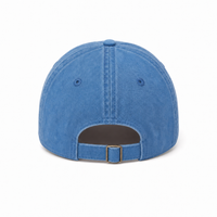 Flex Enzyme Washed Adjustable Baseball Cap thumbnail 56 blue back