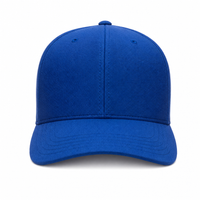 Cool & Dry Mini Piqué Mid Pro Cap with Comfort Stretch Sweatband thumbnail 16 solid royal front