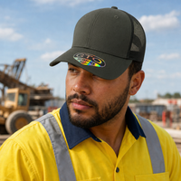 GTO 112 Trucker Hat with Ventilated Comfort and Adjustable Fit thumbnail 17 loden moodboard