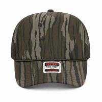 Ottocap 39165 High Crown Foam trucker with rope thumbnail 228 bottom land camo front