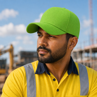 A Frame Flex Cap with Adjustable Snapback and Premium Cotton thumbnail 36 green moodboard