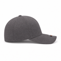 Flexfit Heatherlight Cap with Melange Fabric in Grey Tones thumbnail 4