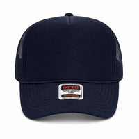 Ottocap 39165 High Crown Foam trucker with rope thumbnail 9 navy front
