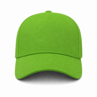A Frame Flex Cap with Adjustable Snapback and Premium Cotton thumbnail 30 green front