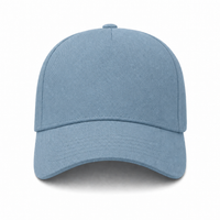A Frame Flex Cap with Adjustable Snapback and Premium Cotton thumbnail 139 steel blue front