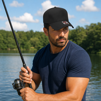 OTTO CAP 5-Panel Mid Profile Structured Baseball Cap thumbnail 8 black moodboard