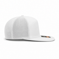 R168 Trucker Hat with Breathable Mesh and Adjustable Fit thumbnail 29 white right