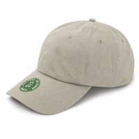 Flex Bamboo Eco-Friendly 6-Panel Unstructured Cap with Moisture-Wicking Sweatband thumbnail 44 khakhi angle