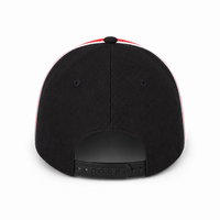 Arena Two Tone Structured Snapback Cap thumbnail 35 black.white.red back