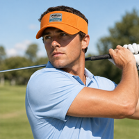Pro Series Breathable Adjustable Sports Visor thumbnail 39 orange moodboard