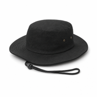 Brushed Heavy Sports Twill Wide Brim Hat with Sweatband thumbnail 6