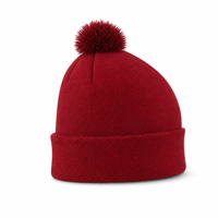 FLEX Acrylic POM POM BEANIE thumbnail 39 cardinal right