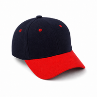HBC Two-Tone Cap with Iconic Hudson's Bay Stripes thumbnail 41 navy/red angle