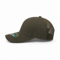 GTO 112 Trucker Hat with Ventilated Comfort and Adjustable Fit thumbnail 12 loden left