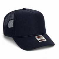 Ottocap 39165 High Crown Foam trucker with rope thumbnail 10 navy angle