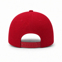 A Frame Flex Cap with Adjustable Snapback and Premium Cotton thumbnail 206 crimson back