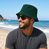 Flex 1000 Bucket Hat thumbnail 72 bottle green moodboard