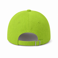 A Frame Dad Hat Unstructured thumbnail 96 lime back