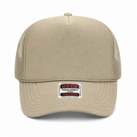 Ottocap 39165 High Crown Foam trucker with rope thumbnail 37 khaki front