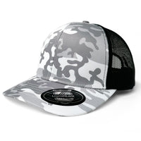 Snow Camo Trucker thumbnail 5 snow camo trucker - madhats.com.au