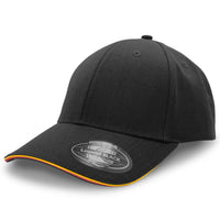 San Marino Cap with Double Sandwich Design and Tri-Stripe Strap thumbnail 30 san marino cap 02 - madhats.com.au