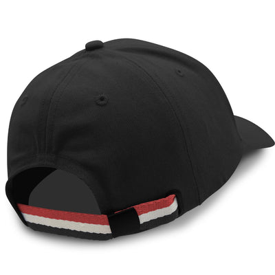 San Marino Cap with Double Sandwich Design and Tri-Stripe Strap