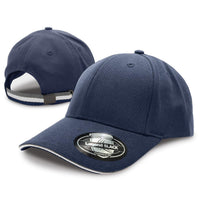 San Marino Cap with Double Sandwich Design and Tri-Stripe Strap thumbnail 6 san marino cap 02 - madhats.com.au