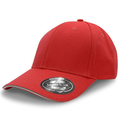 San Marino Cap with Double Sandwich Design and Tri-Stripe Strap