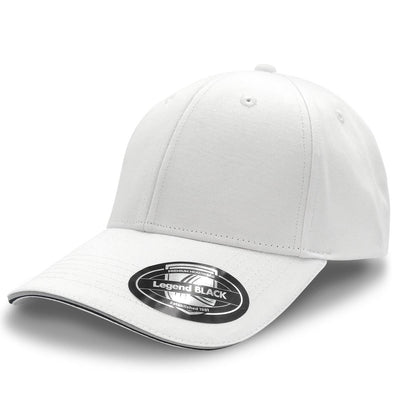 San Marino Cap with Double Sandwich Design and Tri-Stripe Strap