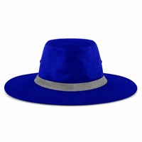 Hi Vis Reflector Safety Hat thumbnail 54 royal blue back