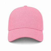 A Frame Flex Cap with Adjustable Snapback and Premium Cotton thumbnail 39 pink front