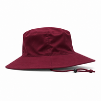 Flex Premium Surf Hat With Break-Away Strap thumbnail 25 maroon right
