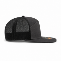 R168 Trucker Hat with Breathable Mesh and Adjustable Fit thumbnail 21 charcoal right
