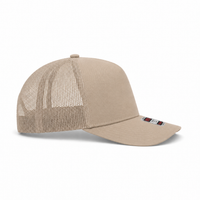 Ottocap 32285 A-Frame 5-Panel Mesh Back Trucker Hat thumbnail 76 khaki right