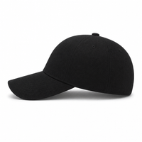 A Frame Flex Cap with Adjustable Snapback and Premium Cotton thumbnail 86 black left
