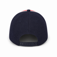 Arena Two Tone Structured Snapback Cap thumbnail 56 navy.white.red back