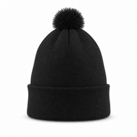 FLEX Acrylic POM POM BEANIE thumbnail 26 black back