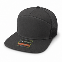 R168 Trucker Hat with Breathable Mesh and Adjustable Fit thumbnail 23 charcoal angle