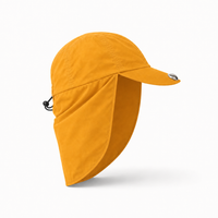 Flex 4057 Water Resistant Legionnaire Caps with Adjustable Strap thumbnail 31 gold right