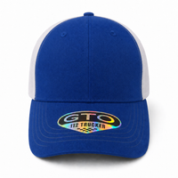 GTO 112 Trucker Hat with Ventilated Comfort and Adjustable Fit thumbnail 19 royal white front